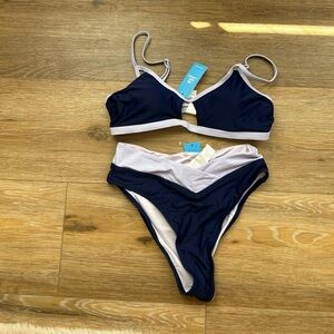 NWT Cupshe high waist bikini size medium